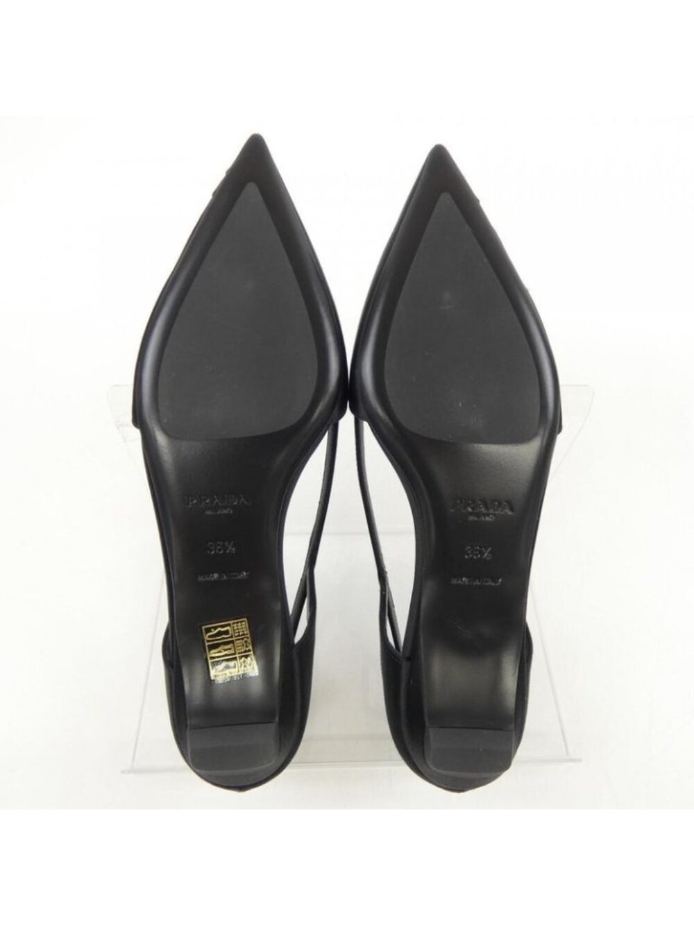 Prada 049 Shoes Black 36 - Picture 4 of 6